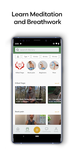 Screenshot of Kilted Yoga