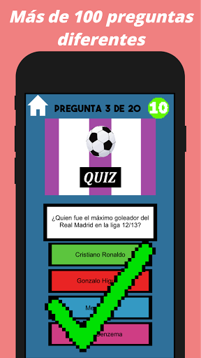 Madrid Soccer - Quiz Game Screen 3