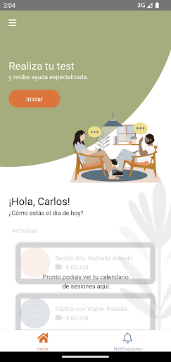 Android application Sofía - Apoyo Emocional screenshort