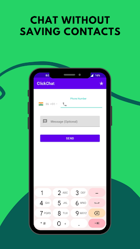 ClickChat with Unsaved Contact
