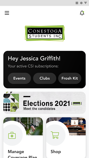 Android application Conestoga Students Inc. (CSI) screenshort