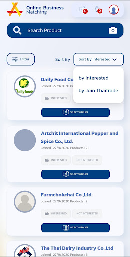 Thaitrade Smart OBM Screen 2