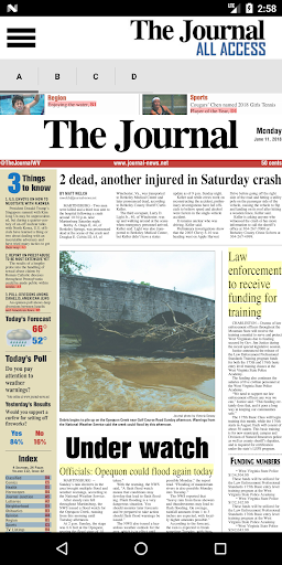 The Journal All Access Screen 2