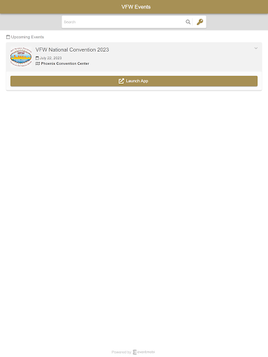 VFW Events Screen 3