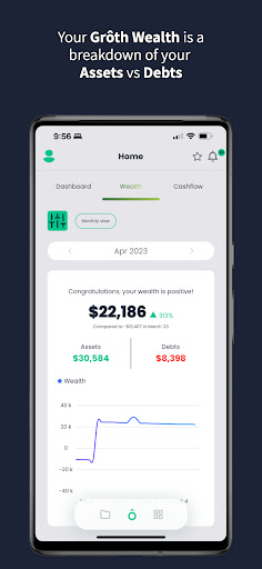Grôth: Virtual Money Mentor Screen 2