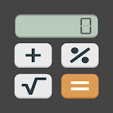 Calculator with percentage icon