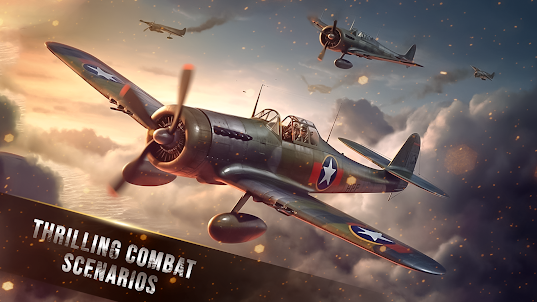 Warplanes Dogfight: WW2 Battle