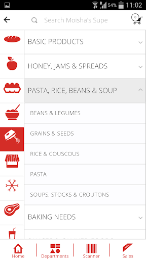 Screenshot of Moisha's Supermarket