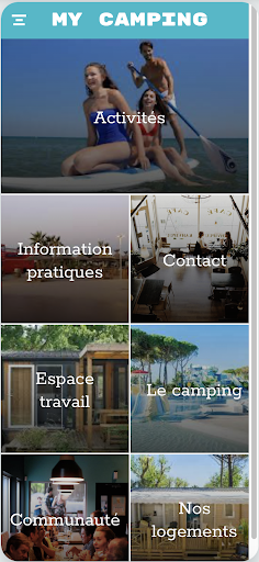 Android application My Camping screenshort