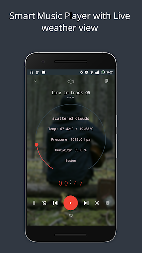 Android application Pluto Smart Music Player screenshort