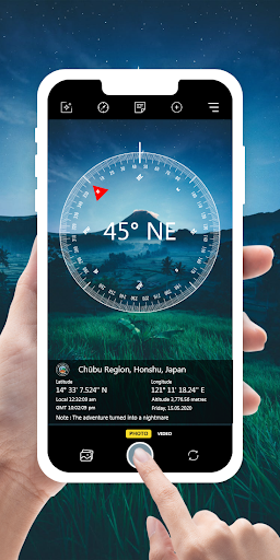 Android application GPS Camera Lite For Location screenshort