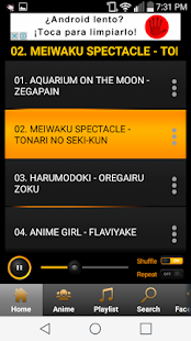 Anime Music Capture d'écran