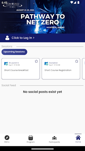 Android application COM 2022 screenshort