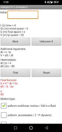 Android application SOLVES PHYSICS PROBLEMS screenshort