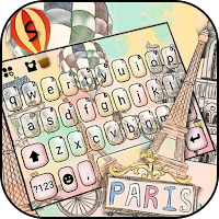Тема для клавиатуры Romantic Paris Holiday