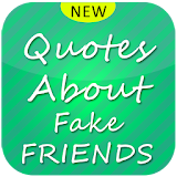 Quotes about fake friends icon