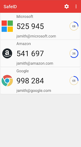 SafeID Authenticator Screenshot 2 - AppWisp.com