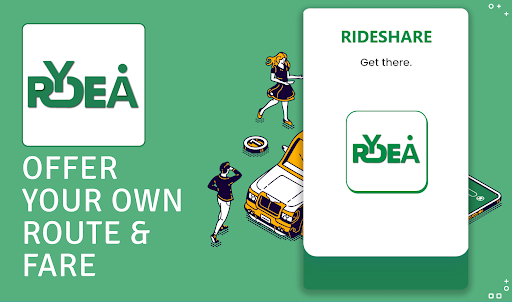 Android application Rydea - Share Rides Pakistan screenshort