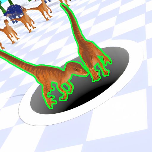 Dinosaur War Hole logo