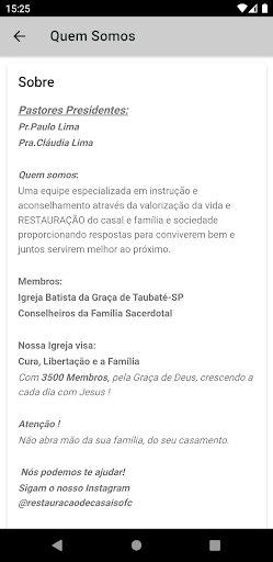 Restauração de Casais Screen 2