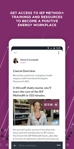 Android application ACI Positive Energy Workplace screenshort