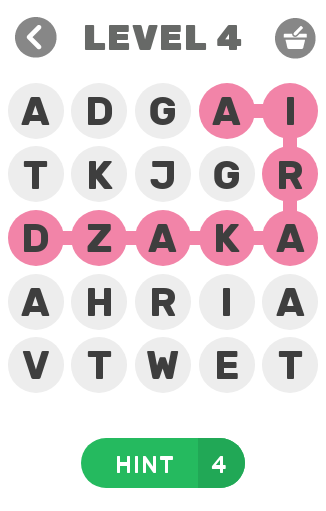 Android application Nama Nabi-Islamic Word Puzzle screenshort