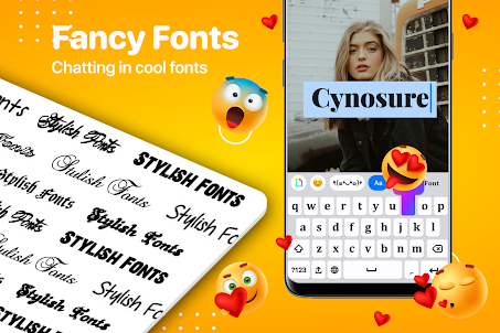 Facemoji: Theme, Font & Emoji