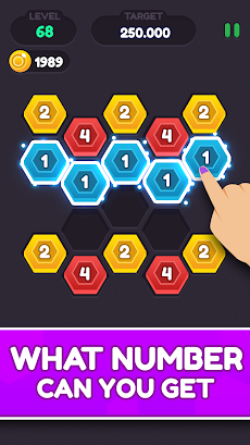 Hexa Puzzle Connect – Hex number Merge Gameのおすすめ画像3