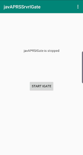 Android application javAPRSSrvr IGate screenshort