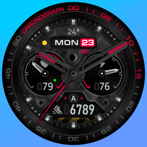 SH014 Watch Face, WearOS watch logo
