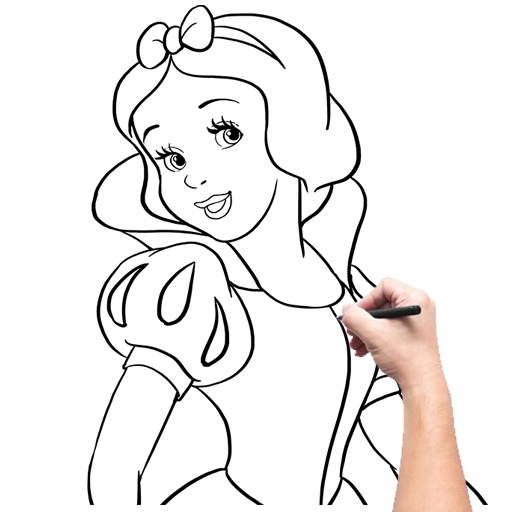 How To Draw Cartoon Characters logo