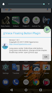 @Voice Floating Button Plugin