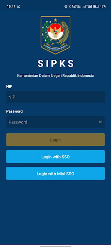 Android application SIPKS screenshort