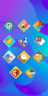 Nixo — zrzut ekranu pakietu ikon