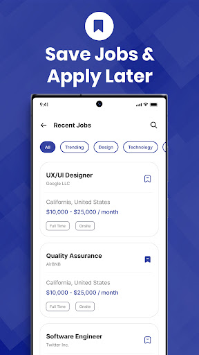Screenshot of Yulys Job Search