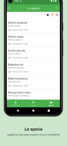 BirdScout Screen 3