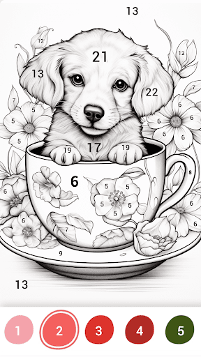 Screenshot of No.Paint: Relaxing Coloring