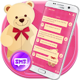 Pink Teddy SMS icon