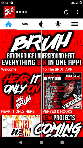 Android application B.R.U.H screenshort