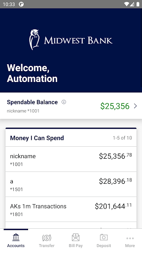 Midwest Bank Illinois Screen 3