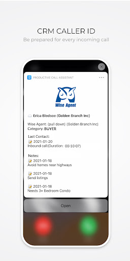 Productive.ai Call Assistant Screen 3