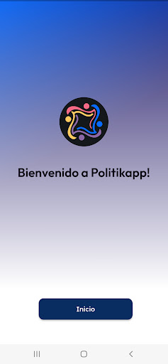 Android application Politikapp screenshort