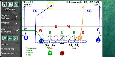 Football Play Card