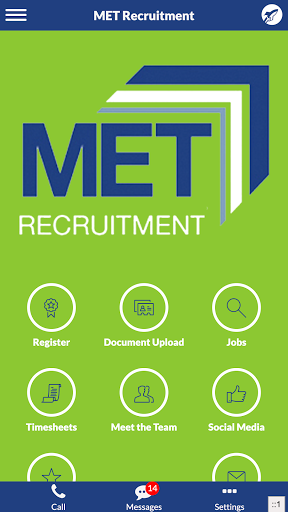 Android application MET Recruitment screenshort