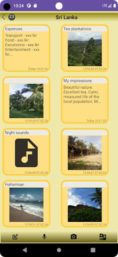 3 in 1 Notes Screen 2