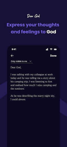 Android application Dear God: Prayer Diary screenshort