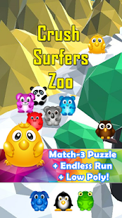 Crush Surfers - Pet Puzzle & Endless Griffin Screenshot