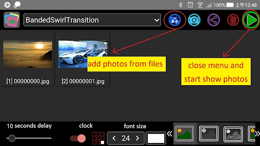 Android application Digital photo frames screenshort