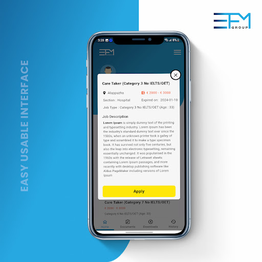 EFM Jobs Screen 3