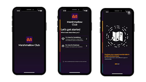 Android application Marshmallow Club screenshort